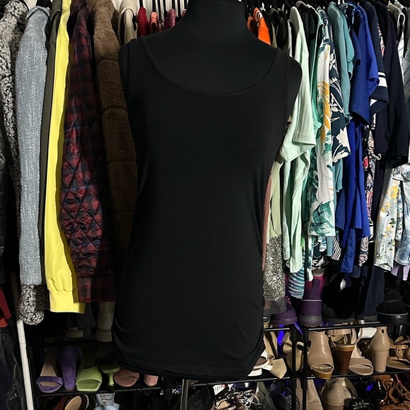Old Navy First Layer Maternity 4 Way Stretch Black Tank Top size medium - Picture 2 of 7